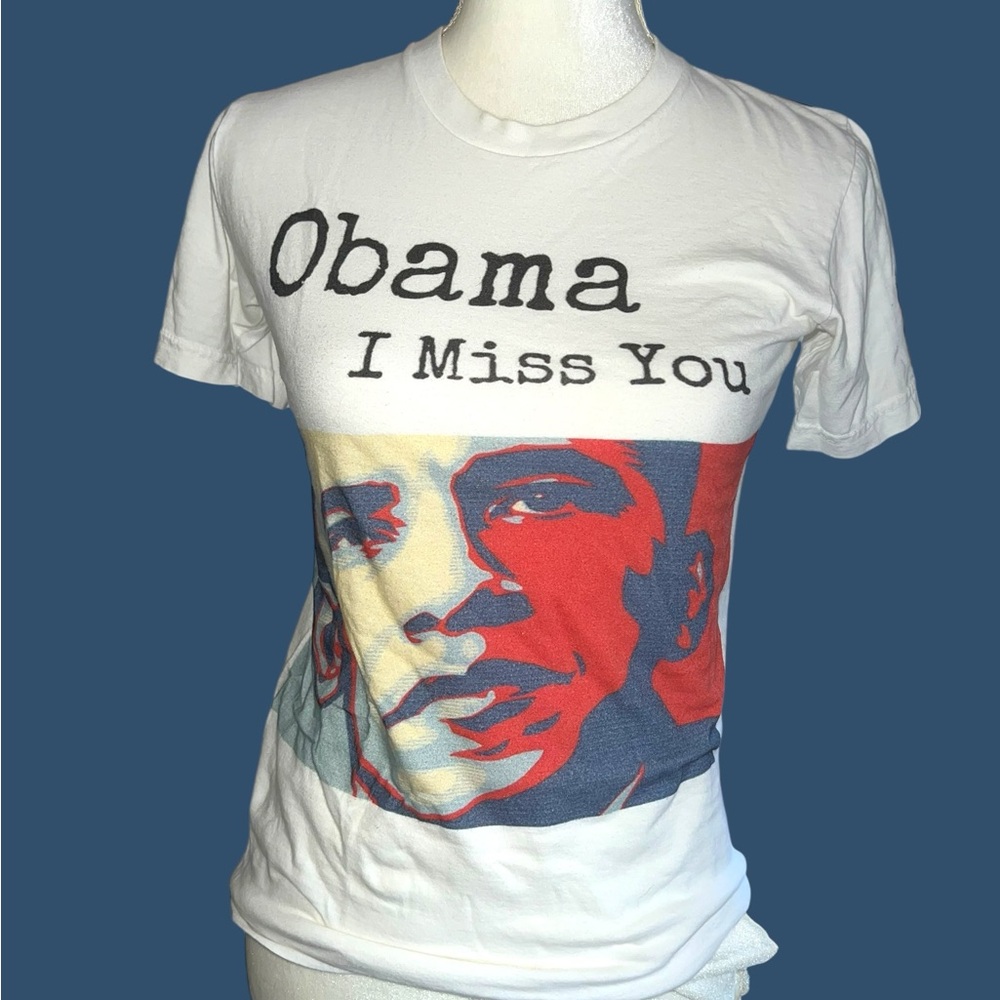 Obama I Miss You cotton T